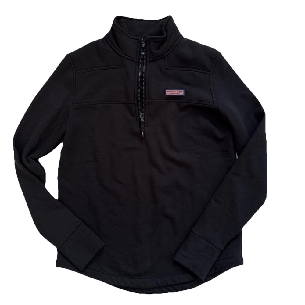 Vineyard Vines Dreamcloth® Shep Shirt® Women’s Size Small Black 1/4 Zip